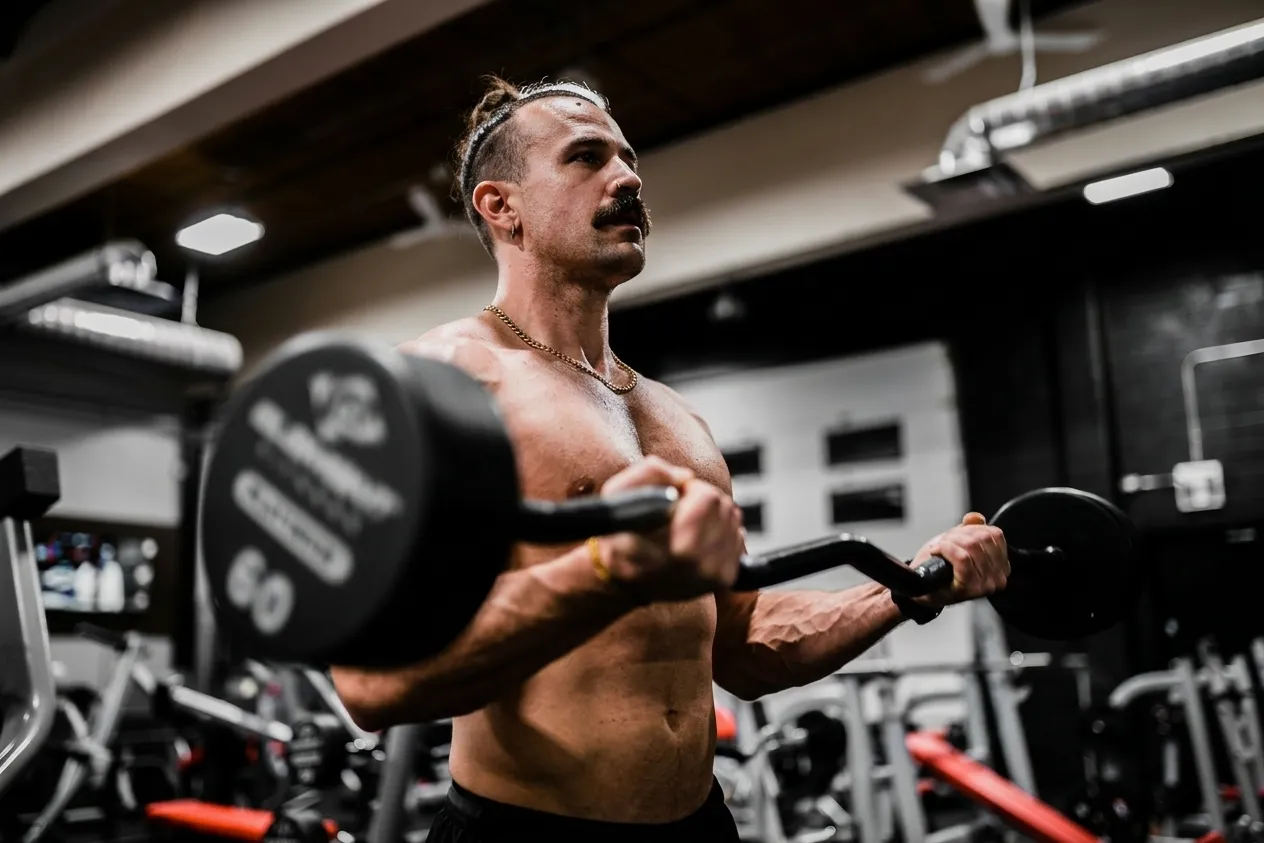 Athlete's Focused Gym Workout