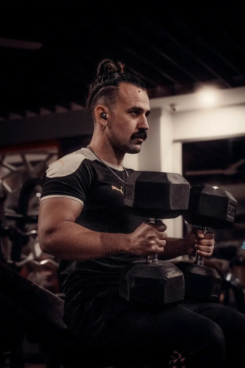 Intense Gym Workout Session