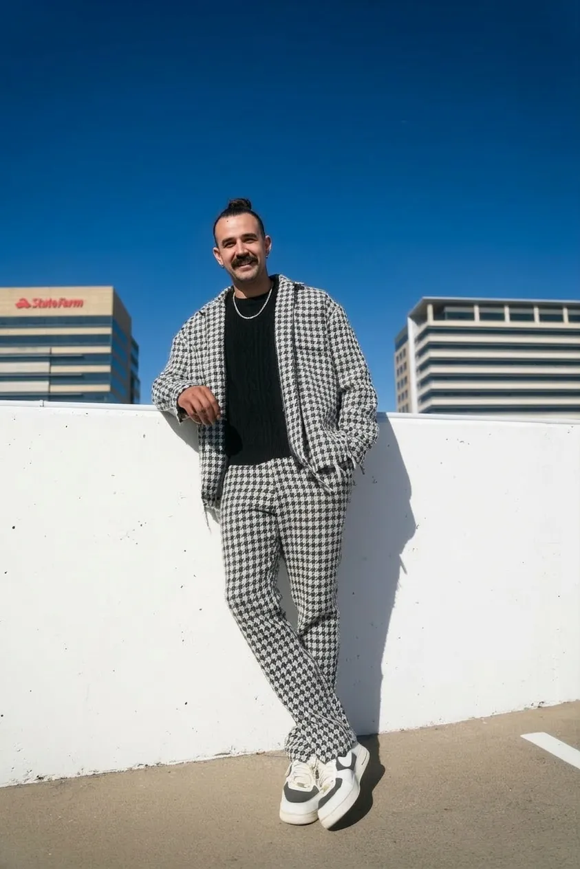 Urban Fashion Against Blue Sky